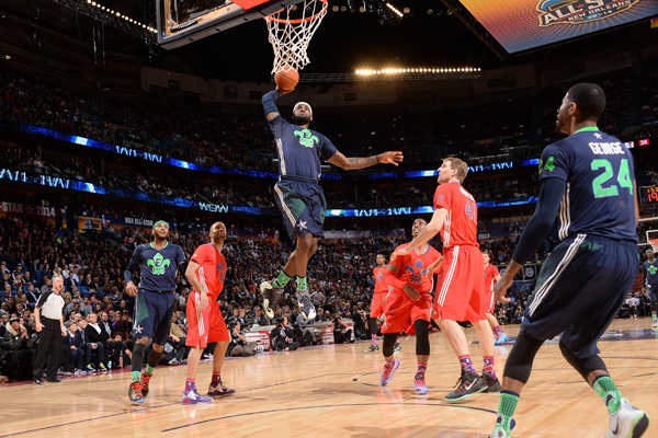 nba all-star game 2014 lebron james dunk